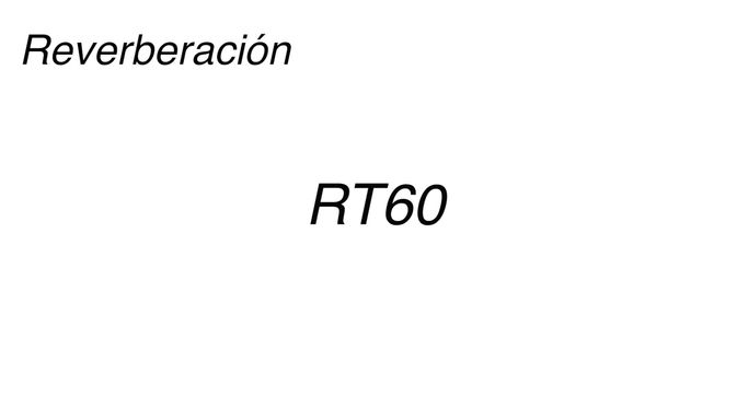 Reverberación y Eco